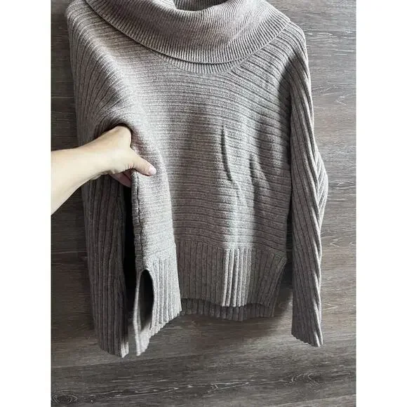 Anthropologie Mote Cowl Neck Sweater Neutral Cream Sz XS Excellent - Picture 6 of 8